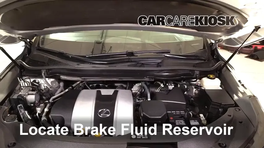 2016 Lexus RX350 3.5L V6 Liquide de frein Ajouter du liquide